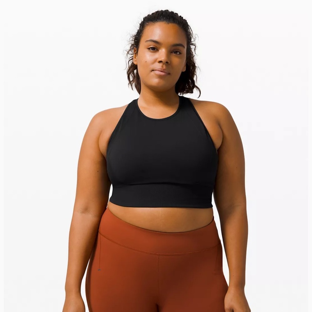 Lululemon black ebb to street bra